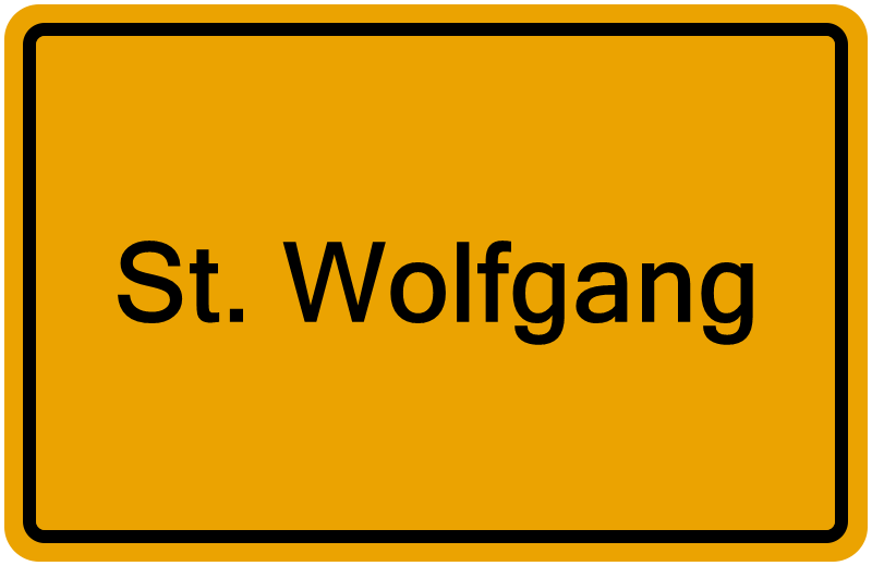Handelsregisterauszug St. Wolfgang